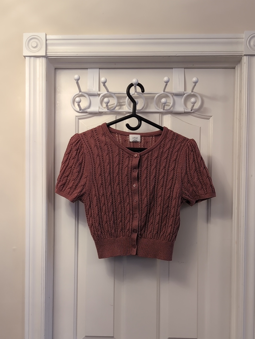Wilfred Short-Sleeve Knit Cardigan - Fall Cardigan